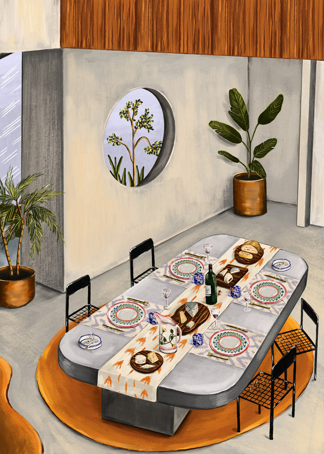 Illustration for Casa MariCruz, 2023